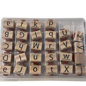 Stampin Up! Short Order Alphabet Stamp Set